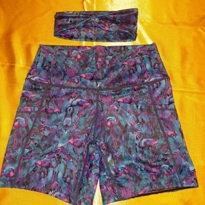 CVG 5 inch Flamingos Shorts w/ headband